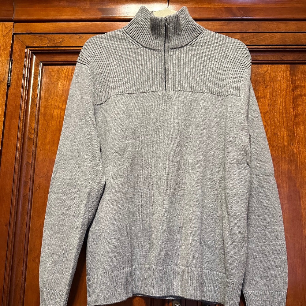Banana Republic Three Quarter Zip Sweater Size M